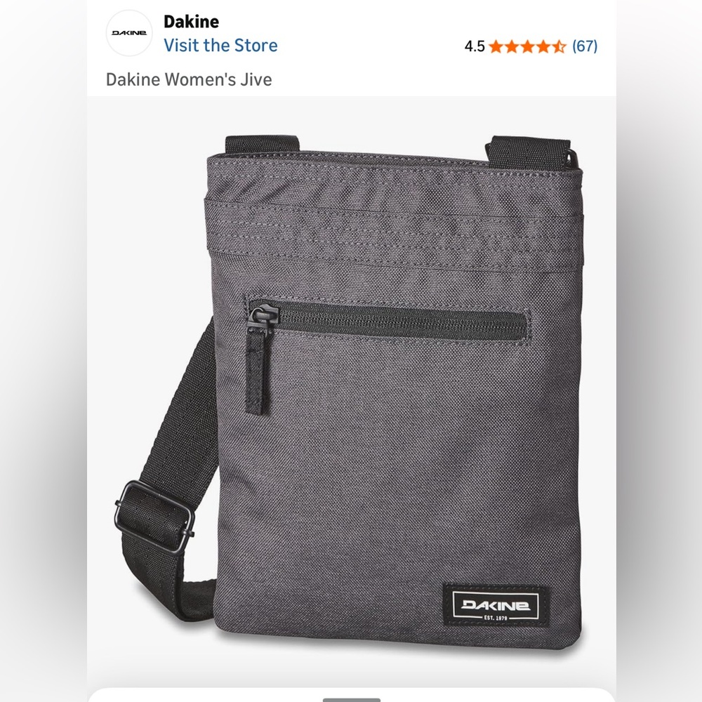 Dakine Charcoal Messenger Bag